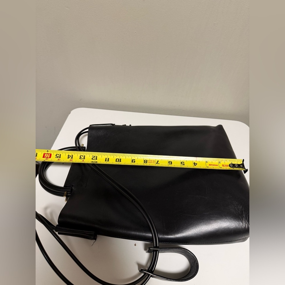 BUILDING BLOCK Business Bag : Black Leather - Picture 13 of 14